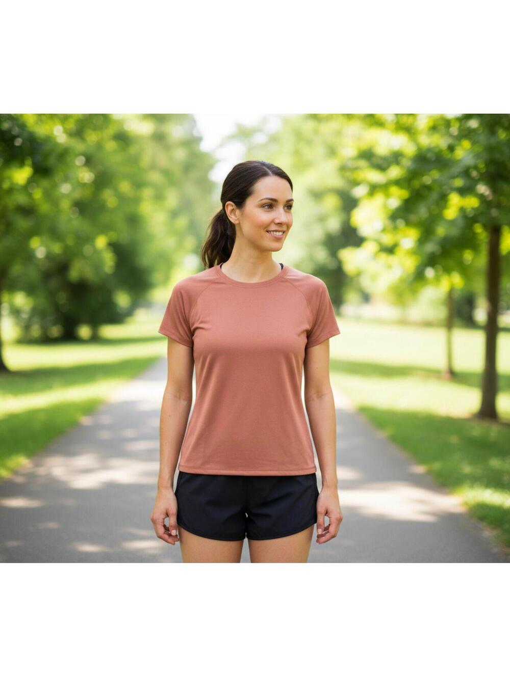 Brand New with Tags Women's SportHill SS Temptech Tee Orange T-Shirt Medium
